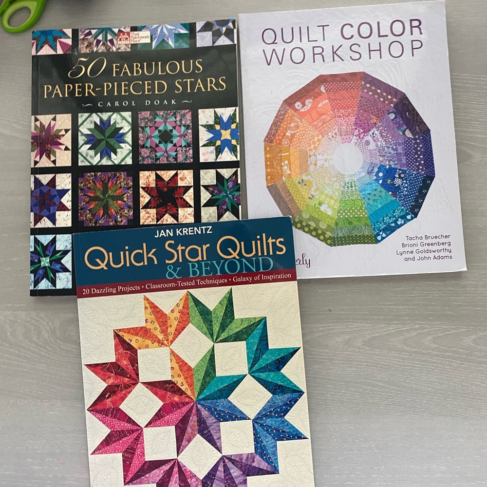 Quilt and Star Pattern Books Set